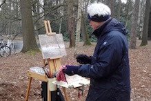 SCHAATSEN OP EEN BOSMEERTJE